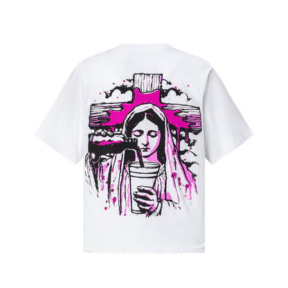 That's A Awful Lot Of Cough Syrup Graphic Print Short Sleeve T-Shirt Oversized Casual Streetwear Summer Tee | Syrup Tee 2