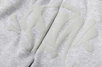 Graphic Print Sweatshirt Two-Piece Set Casual Loose Pullover Top Jogger Pants Matching Outfit Streetwear Co-ord Set | Ink Set