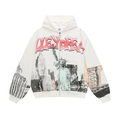 NYC Zip Up Hoodie