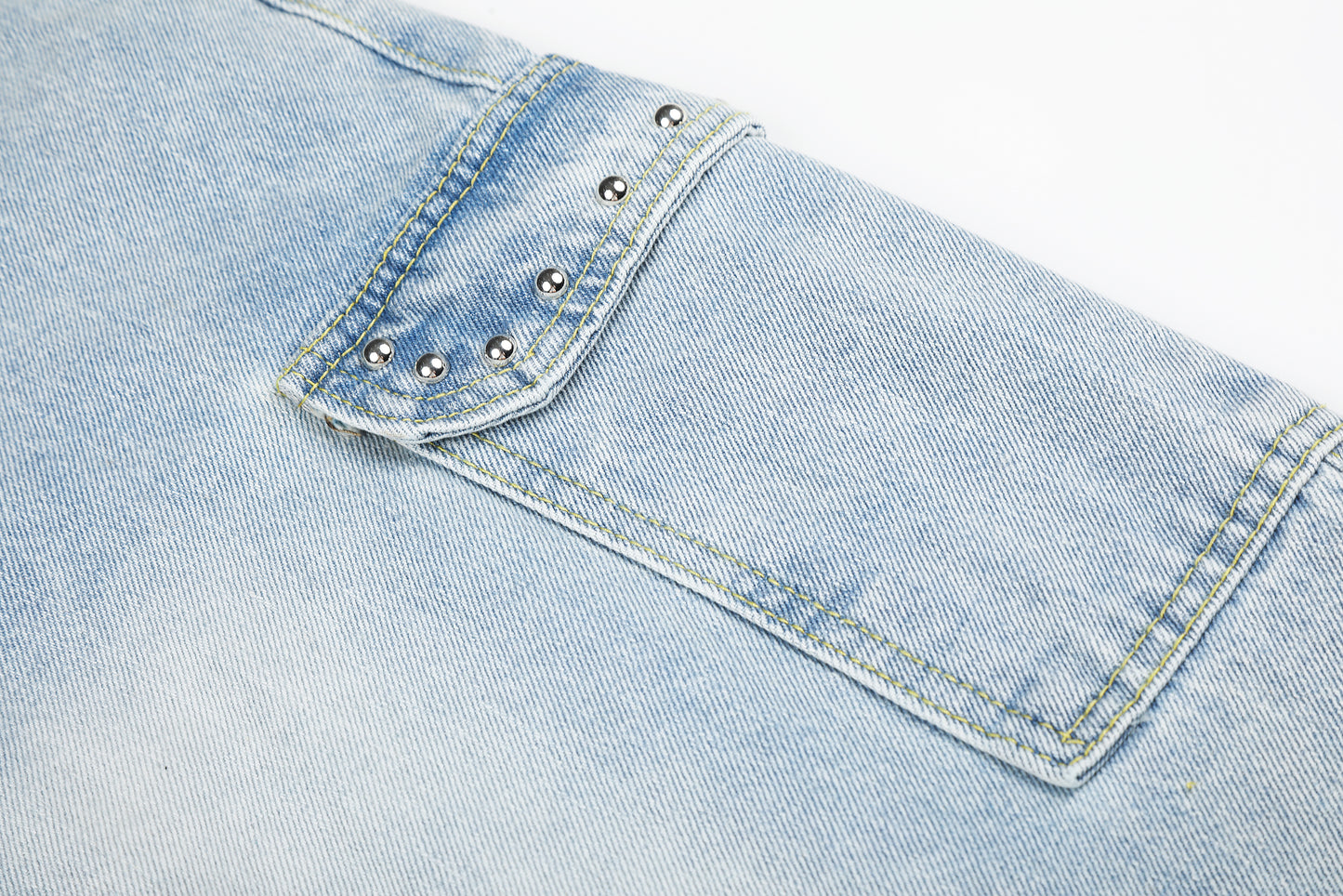 Women's Lace Trim Rhinestone Floral Cargo Wide Leg Jeans High Waist Light Wash Casual Streetwear Denim Pants
