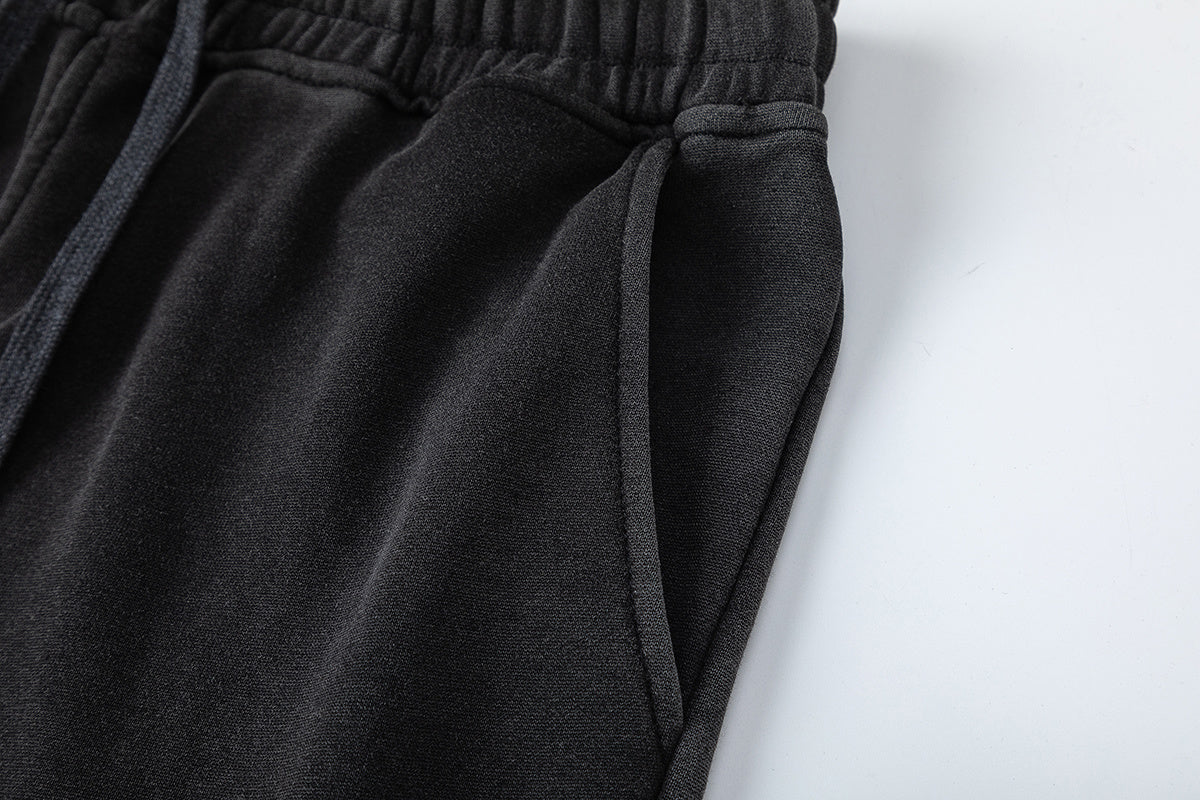 Trapstar black and charcoal graphic T-shirt and drawstring shorts set with contrast stitching - view 10