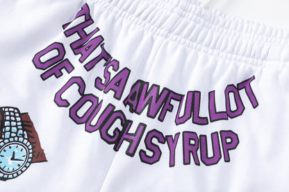 Graphic Print Short Sleeve Tee Oversized Casual Streetwear Summer Cotton T-Shirt | Grape Drip