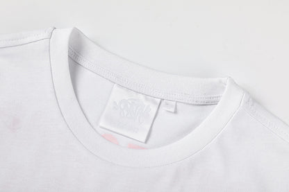 Unisex Graphic T-Shirt, Oversized Streetwear Graffiti Print Tee