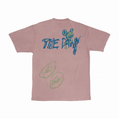 Travis Scott Cactus Jack x Fragment x Takashi Murakami The Dawn Tee / Pink