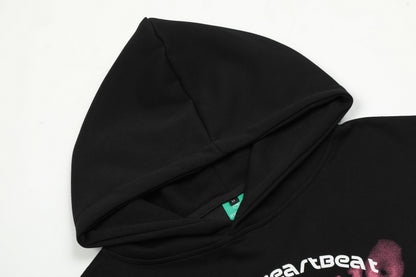 Women's Oversized Letter Print Hoodie Long Sleeve Pullover Streetwear Casual Fall Winter Sweatshirt