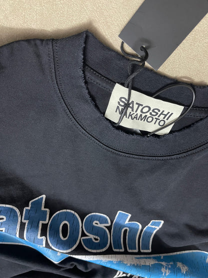 Don't Forget To Smile Tee - Washed Black
