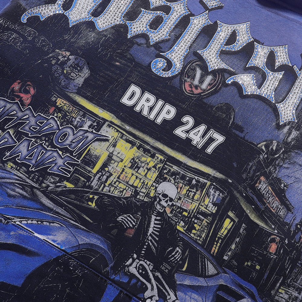 编号MA203，MAJESTIK Drip Out Crop Hood16 - 10