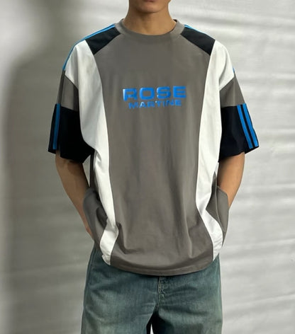 Oversized Panelled T-Shirt