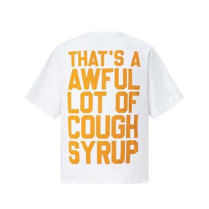 Oversized Short Sleeve Graphic Tee Dropped Shoulder Streetwear Summer Casual T-Shirt | Lean Stitch
