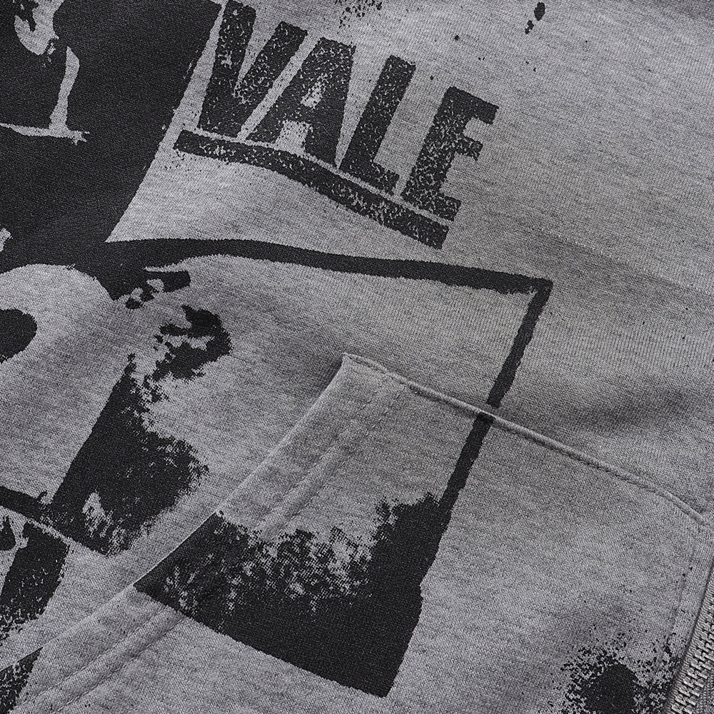 编号VA559，美潮Vale Forever Valley Cheetah豹纹迷彩印花泥印洗水做旧开衫连帽衫男女21 - 11