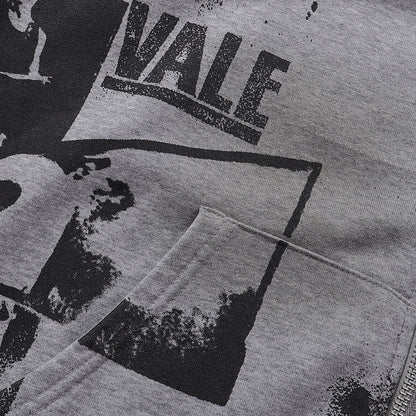Vale Forever Cheetah Zip Up Hoodie 'Grey'