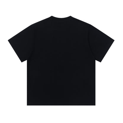 Don't Of Gem Rhinestone Script Oversized Tee Sparkle Stud Print Streetwear Short Sleeve T-Shirt