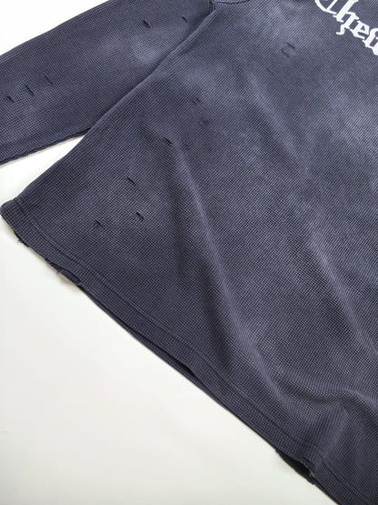 Pure Hatred Waffle Thermal Longsleeve - Washed Black