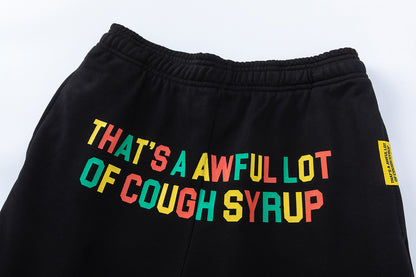 Women's Slogan Graphic Shorts Casual Streetwear Summer Elastic Waist Loose Fit Short Pants | Numb Short