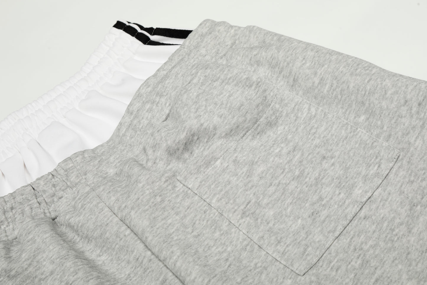 SER Number 9 Flag Embroidery Contrast Waistband Wide Leg Sweatpants Drawstring Metal Ring Hem Y2K