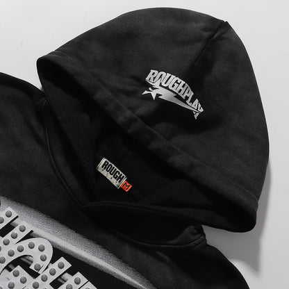 Rough Play SKULL IN CAR HOODIE (BLK)