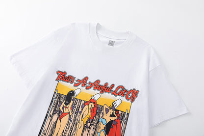 Solid White Oversized Tee Clean Cotton Streetwear Casual Summer Essential T-Shirt | Blank Slate
