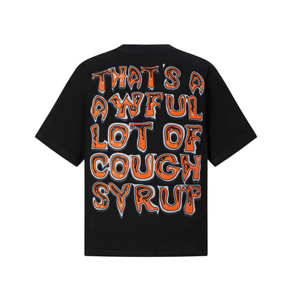 Solid Black Oversized Tee Heavyweight Cotton Streetwear Casual Summer T-Shirt | Void Tee