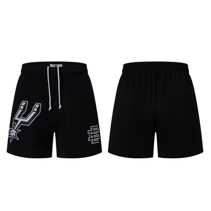 Elastic Waist Perforated Athletic Shorts Lightweight Casual Summer Street Shorts | Void Sprint