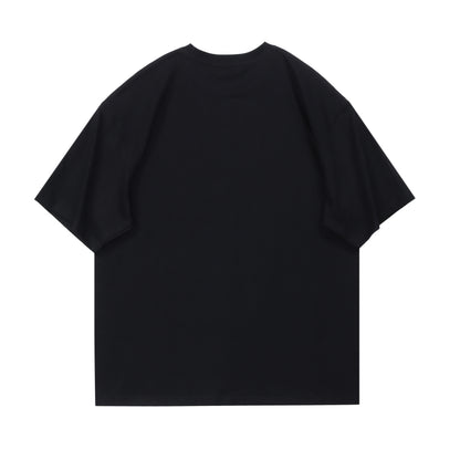 Senseless Brand Drunk Planet Spray Paint Graphic Oversized Tee Grunge Airbrush Streetwear Short Sleeve T-Shirt