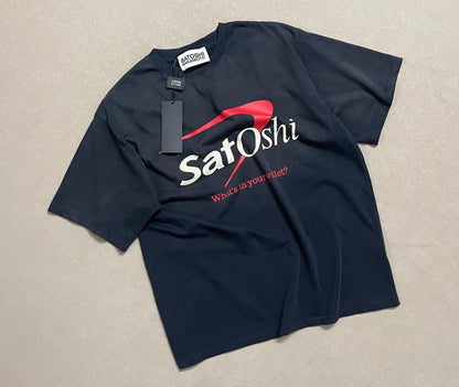 Satoshi SatOshi Logo Graphic Tee Washed Black