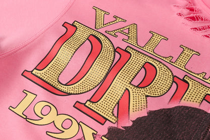 Valley Fest Dreams Zip Up Hoodie (Pink)