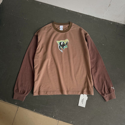 MSTR ME TONAL L/S TEE - BROWN