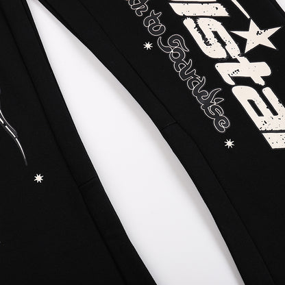 Hellstar Records Yoga Flared Sweatpants 'Black'