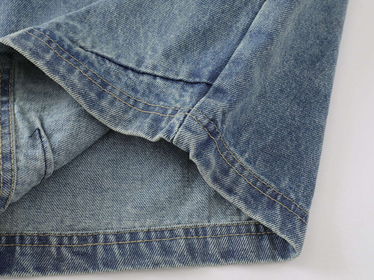 Multi-Pocket Cargo Denim Shorts Wide Leg High Waist Light Wash Vintage Streetwear Summer Casual Jean Shorts | Pocket Riot