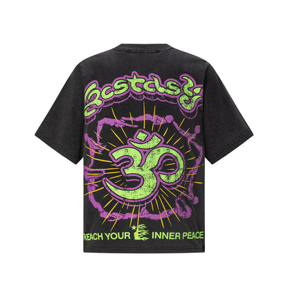 Graphic Print Tee Hellstar Oversized Streetwear Casual Summer Cotton T-Shirt | Hex Storm