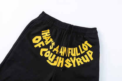 Quick Dry Swim Shorts Elastic Waist Board Shorts Solid Black Beach Summer Vacation Swimwear | Tide Black