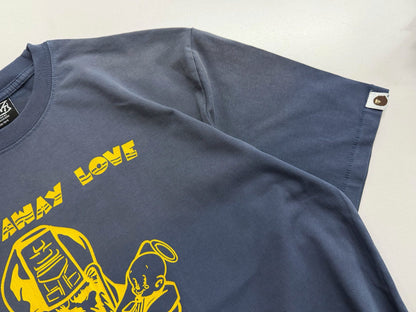 SAINT Mxxxxxx × A BATHING APE BAPE_SS T-SHIRT / FADE AWAY LV / NAVY