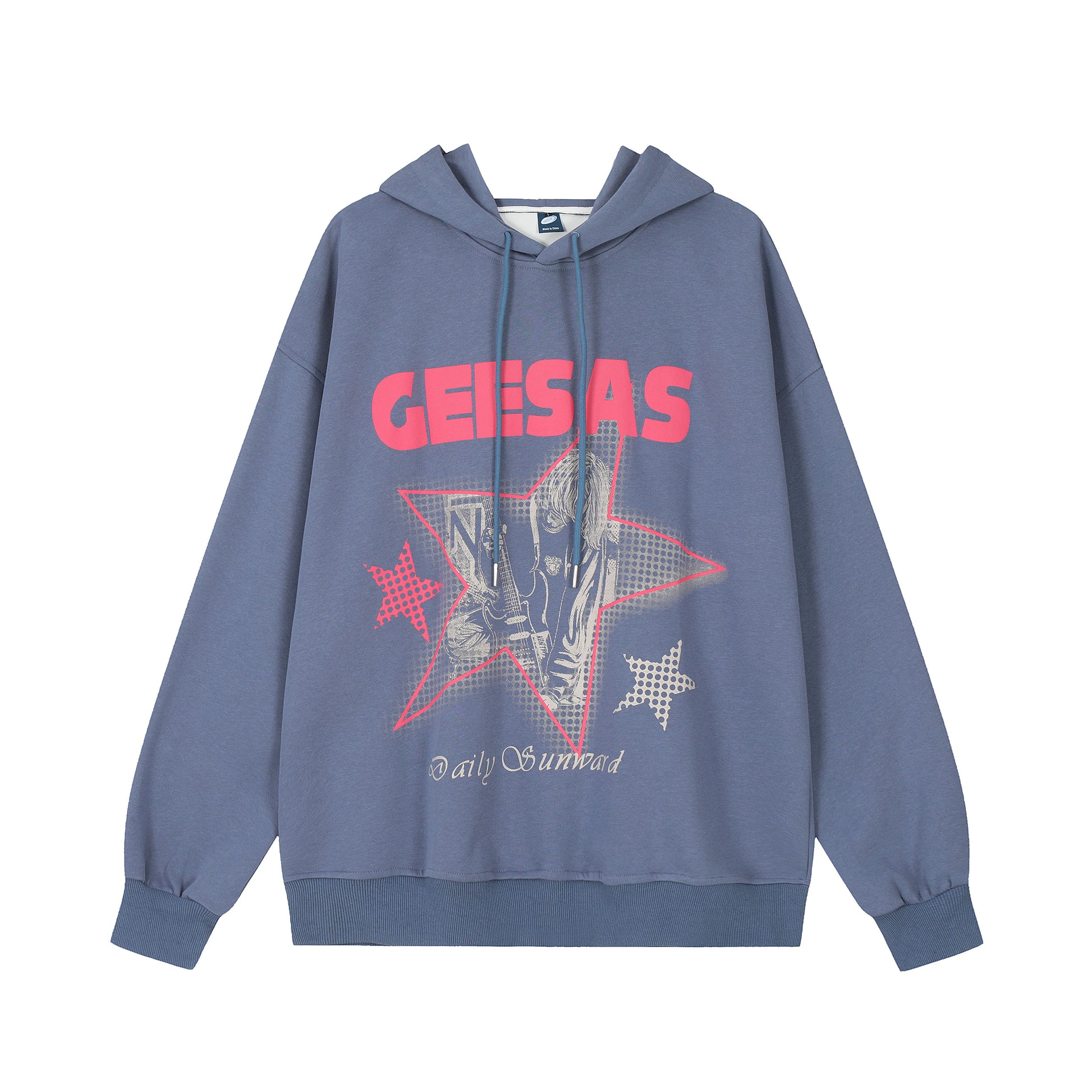 GEESAS Star Rocker Hoodie Blue Back