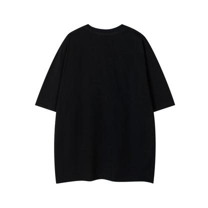 NINE Supend Beach Collage Graphic Oversized Tee Movie Tracklist Print Streetwear Short Sleeve T-Shirt