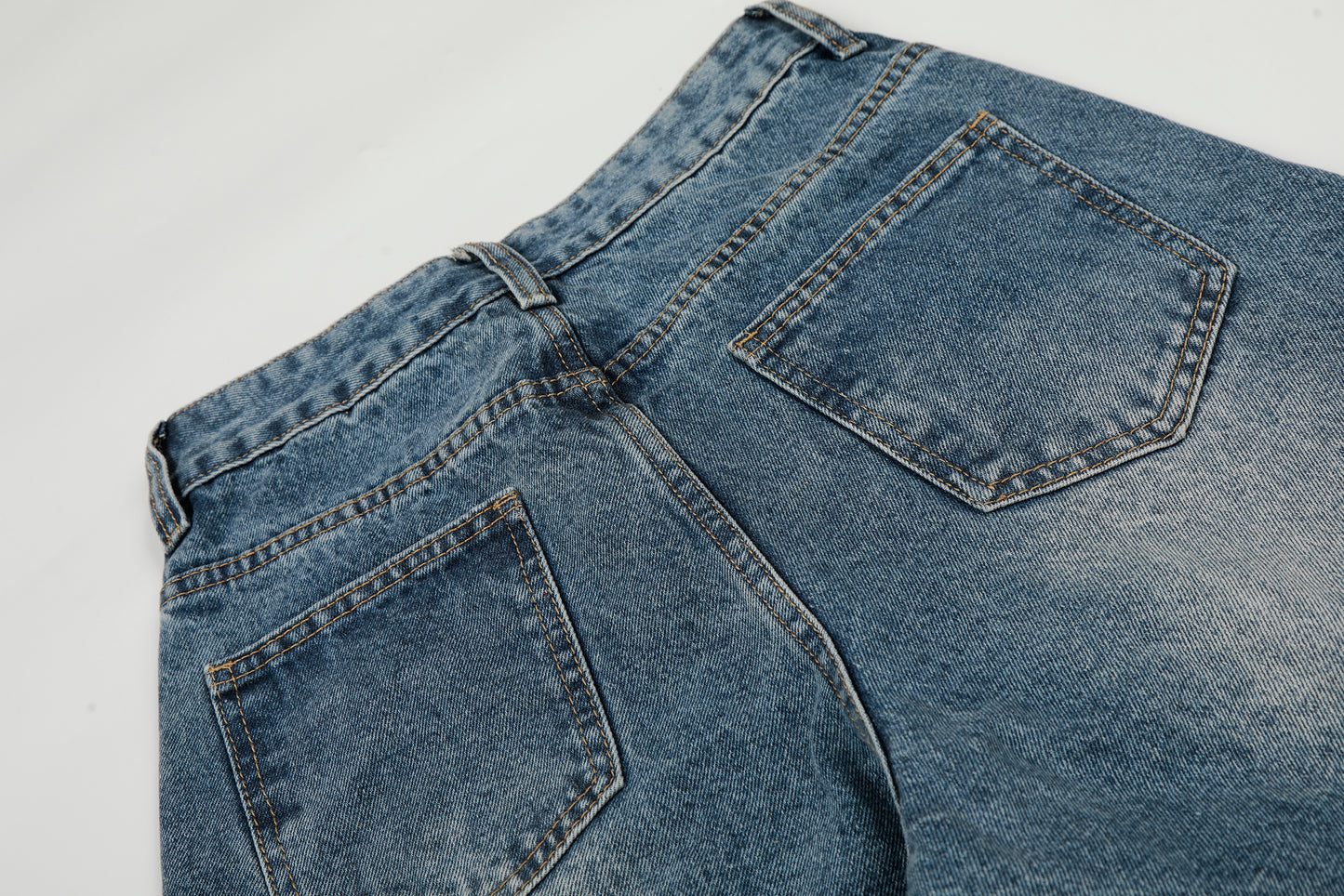 Severs Graffiti Letter Print Rivet Side Seam Wide Leg Barrel Jeans High Waist Washed Y2K Streetwear