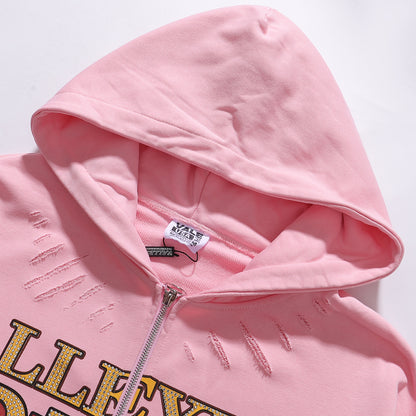Vale Forever Dreams Zip Up Hoodie Pink