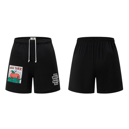 Women's Black Mesh Jogger Shorts Breathable Lightweight Athletic Casual Loose Fit Summer Workout Street Style | Mesh Short