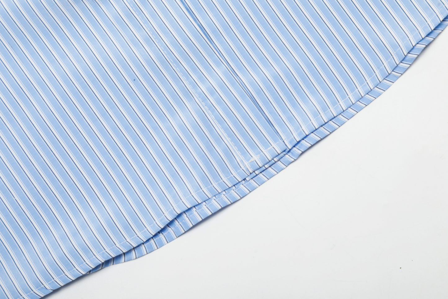 Ruffle Front Stripe Short Sleeve Shirt Oversized Button Down Feminine Casual Summer Top | Ruffle Stripe