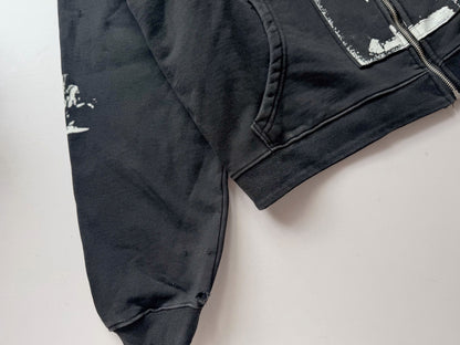 Nitsch Assemblage Zip Hoodie - Washed Black