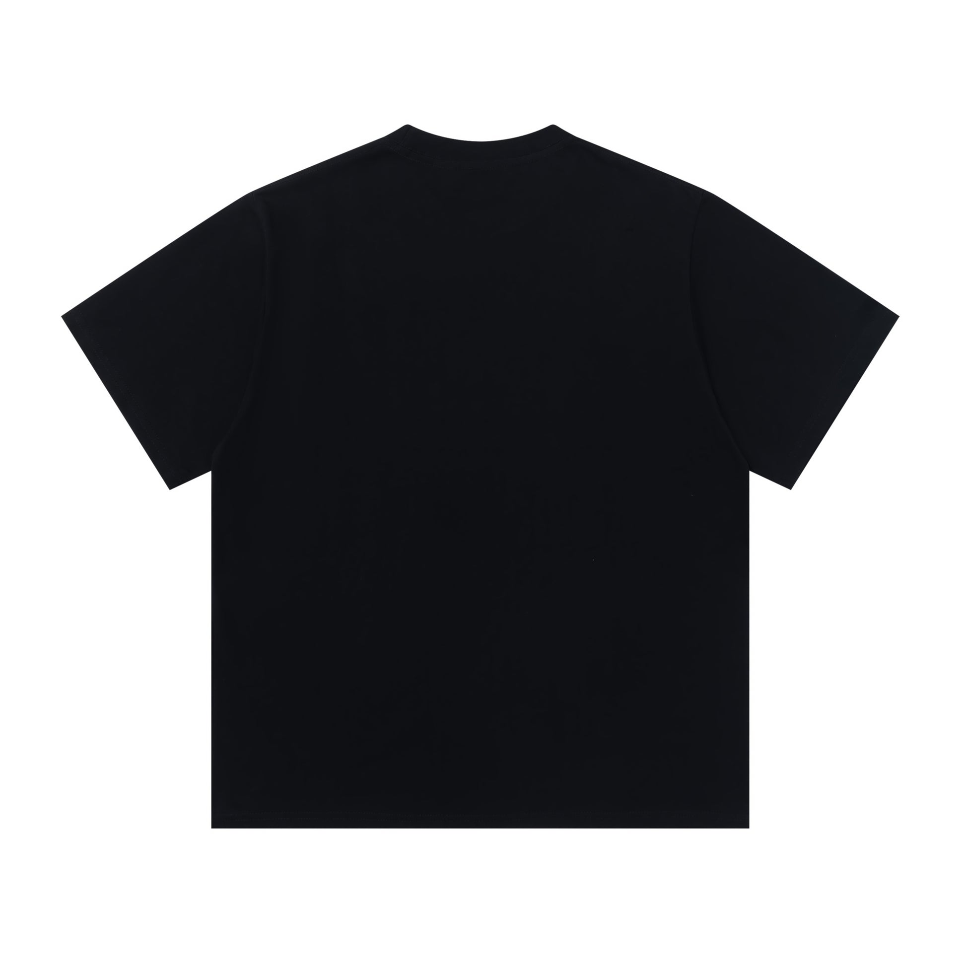 White and Black tee front comparison