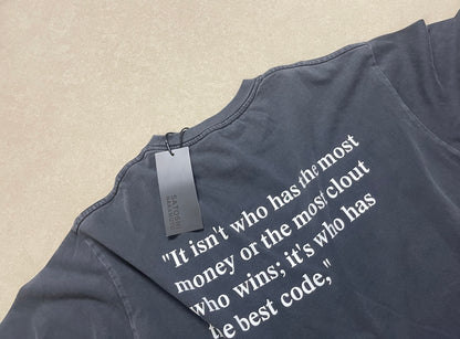 Best Code Tee - Washed Black