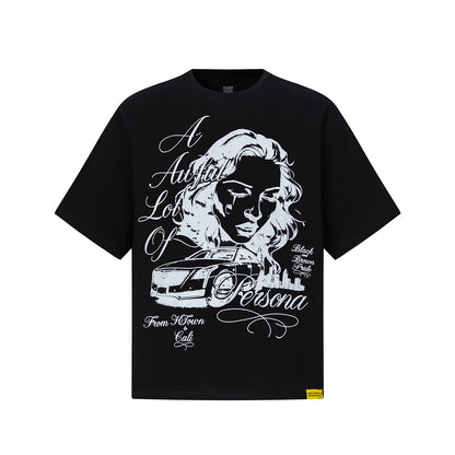 That's A Awful Lot Of Cough Syrup Graphic Print Short Sleeve T-Shirt Oversized Casual Streetwear Summer Tee | Syrup Tee