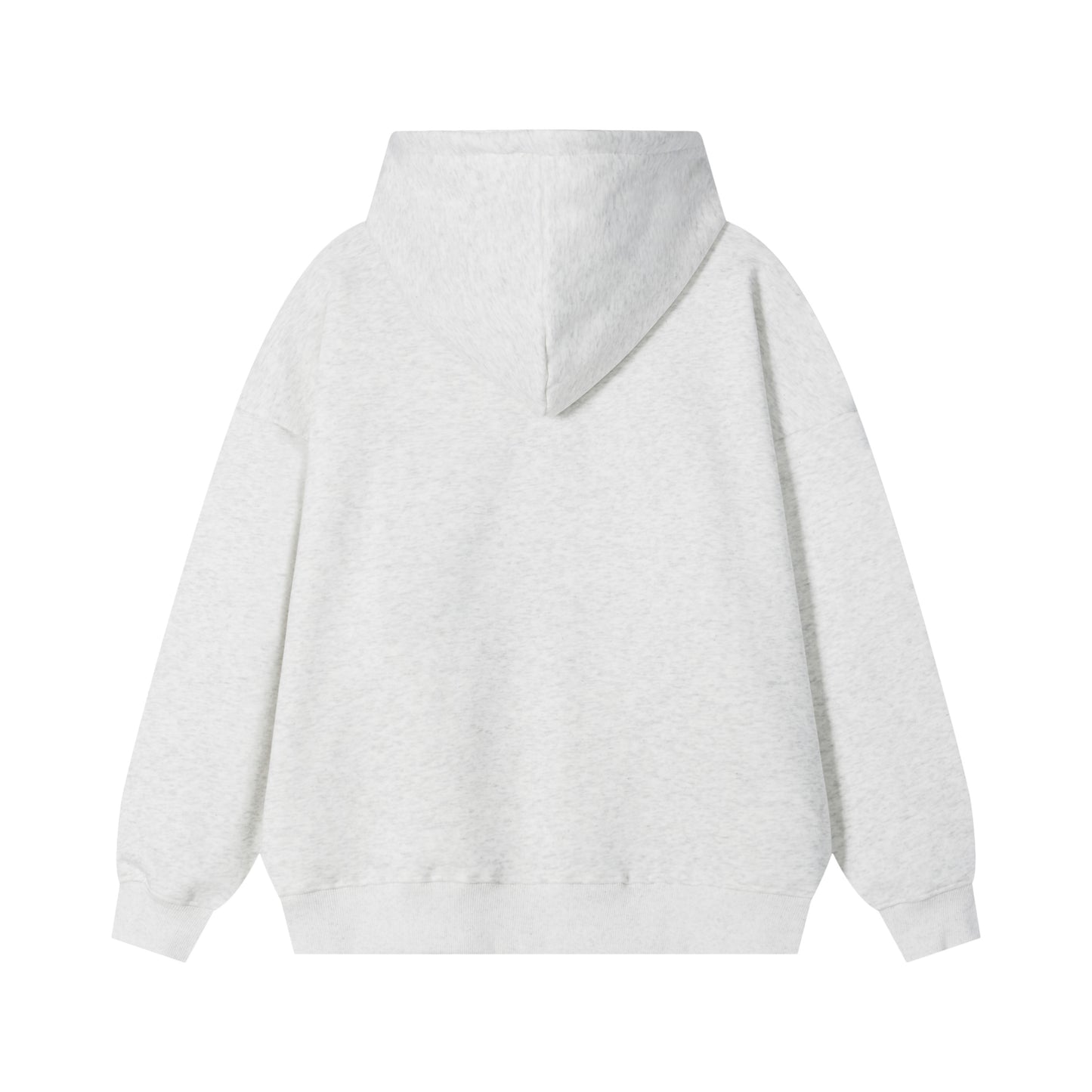 Snow grey DuoMatch hoodie back view