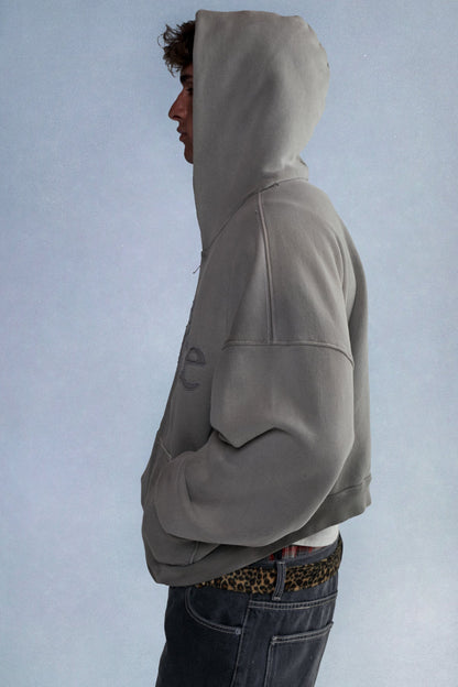 ERL Venice Heavyweight Appliqué Zip-Up Hoodie