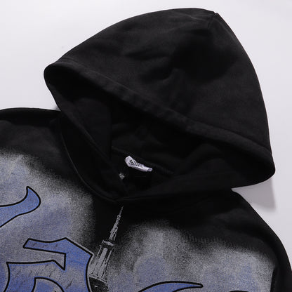 Vale Forever The Dogs Pullover Hoodie 'Vintage Black'