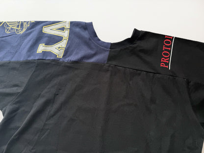 Fake Shoulder Seam T-Shirt