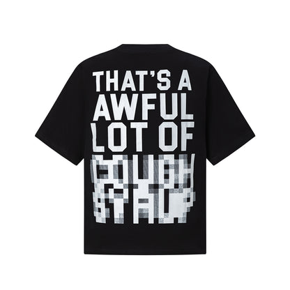 Oversized Short Sleeve Graphic Tee Dropped Shoulder Streetwear Summer Casual T-Shirt | Lean Drip