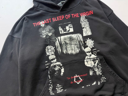 Cherry Petite Hoodie in Faded Black