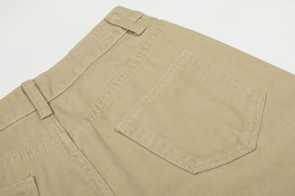 Stupid Contagious Gothic Cross Text Print Wide Leg Barrel Pants High Waist Y2K Streetwear