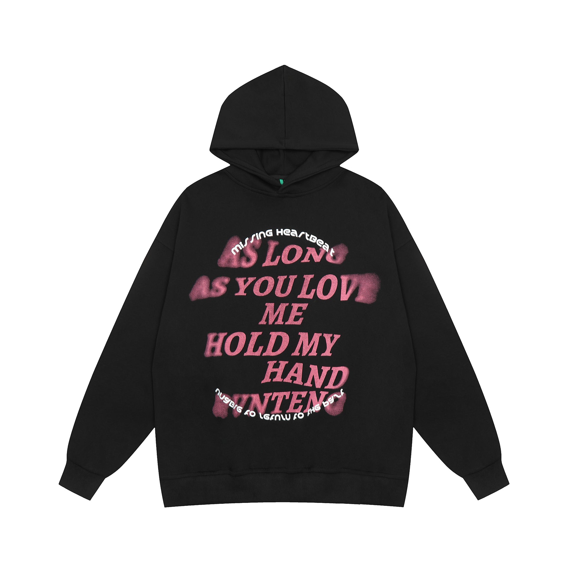 White hoodie back plain